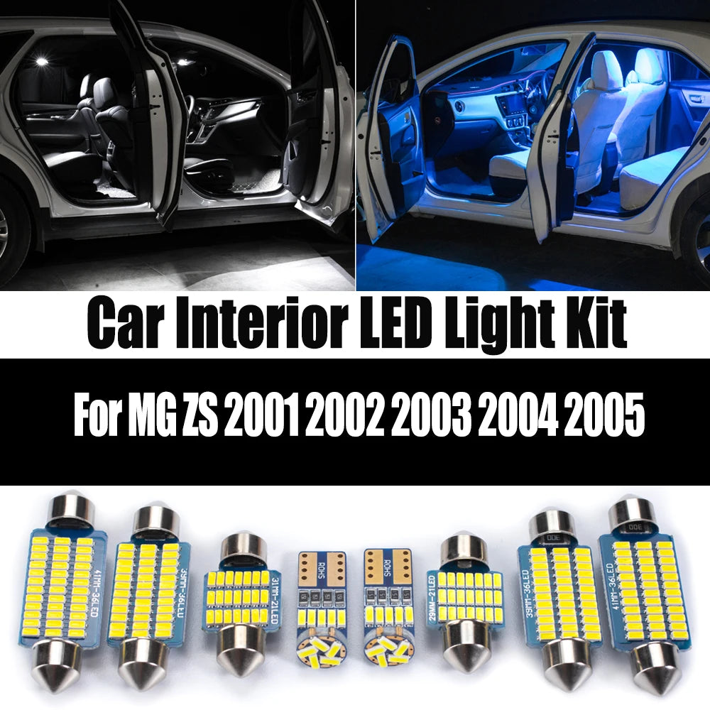 9-Piece LED Interior Light Kit for MG ZS - Canbus Error-Free Bulbs | AUTOKITSHOP
