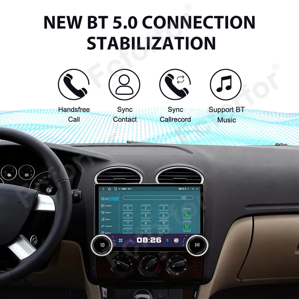 Android 15 HD Large Touch Screen 11.5 Inch Car Stereo Wireless CarPlay GPS Multimedia Navi