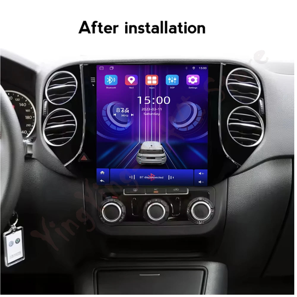 9.7" Car Radio Carplay For Volkswagen Tiguan 1 NF 2007-2016 Navigation GPS Android Auto Mu