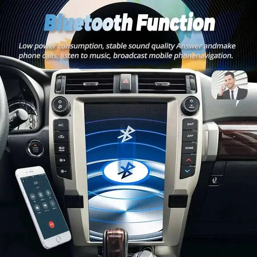 15.6inch Android Screen For Toyota 4RUNNER 2010-2020 GPS Carplay Radio Car Multimedia Vide | AUTOKITSHOP
