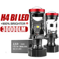 H4 LED Projector Lens Auto Headlamps 30000LM H4 Led Car Headlight Bulb Canbus Lamp Hi/Lo B