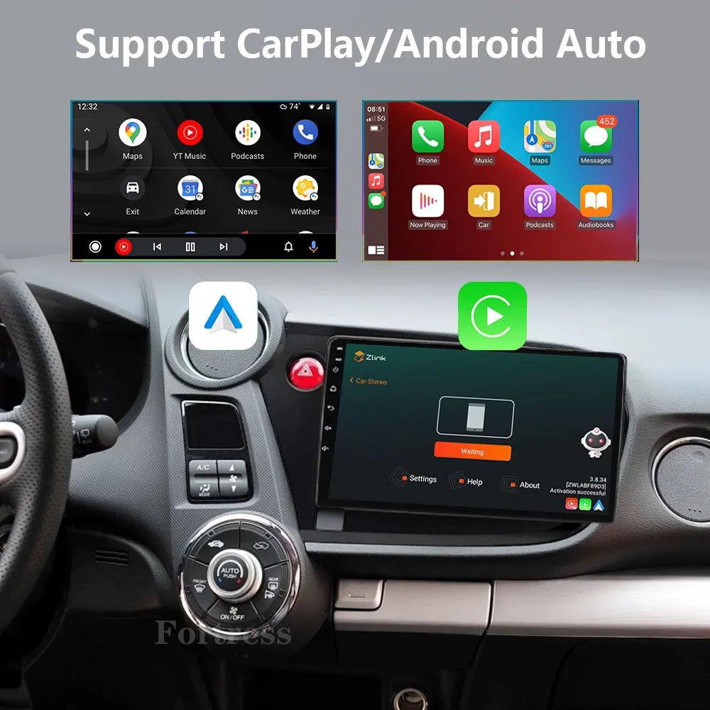 Android 16 2K Incell Screen Multimedia For Honda Insight 2 LHD RHD 2009 - 2014 Stereo Head