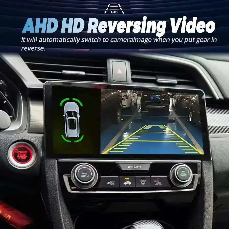 For Honda Civic 2016 2017 2018 2019 2020 2021 CarPlay Autoradio Car Multimedia Video Playe