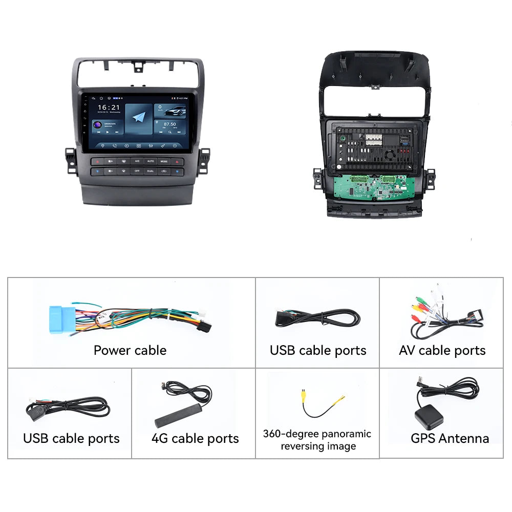 Android 15 Carplay For Acura TSX 2004-2008 Car GPS Navigation Auto Stereo Multimedia Playe