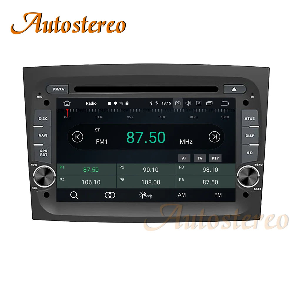 Carplay Car DVD Player Android 13 For FIAT DOBLO 2016 2017 2018+ Radio GPS Navigation Auto