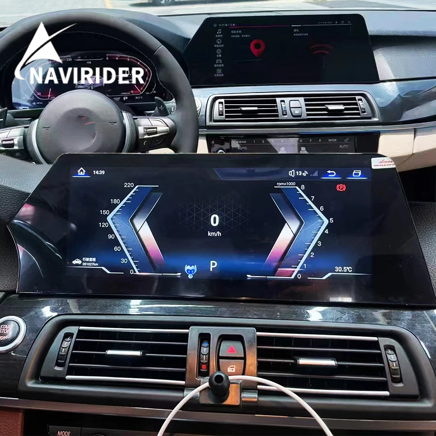 For BMW 5 Series F10 F11 2011~2017 12.3inch Android 15 Stereo Navi Carplay Qualcomm MTK He