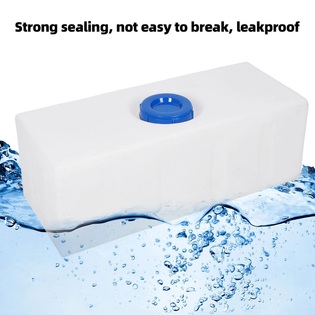 RV Water Tank Portable 33.66x13.78x11.81 in Gray Water Storage Container 140mm Port Leakproof 22 - Automotive LED Light