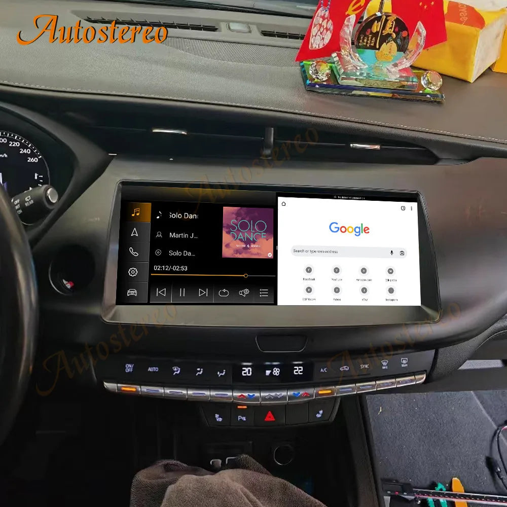 4G LET Android 13 For Cadillac XT4 Wireless Carplay Car GPS Navigation Head Unit Multimedi