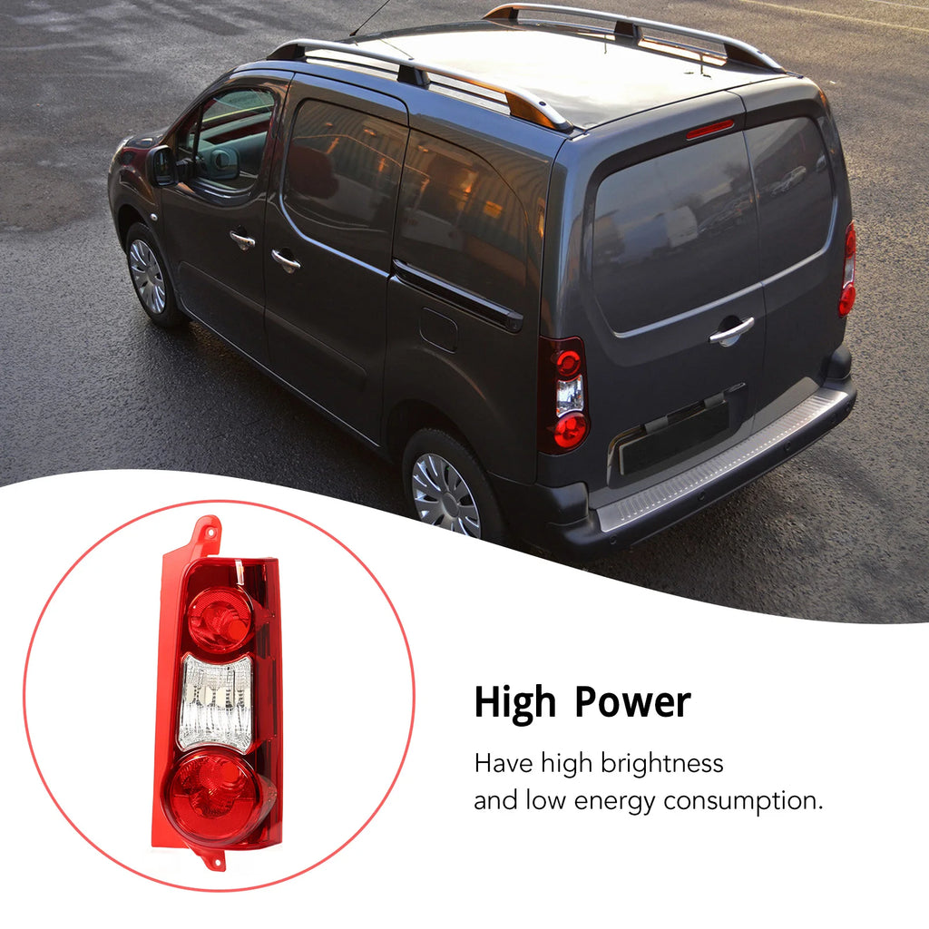 Car Taillight 6351FJ Waterproof High Power Brake Light Replacement For PEUGEOT PARTNER 2008 to 2 - Canbus LED Car Light
