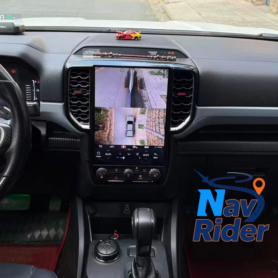 Car Stereo 12.1" Screen Dual System Multimedia Video Player For Ford Ranger 2022-2025 Radi | AUTOKITSHOP