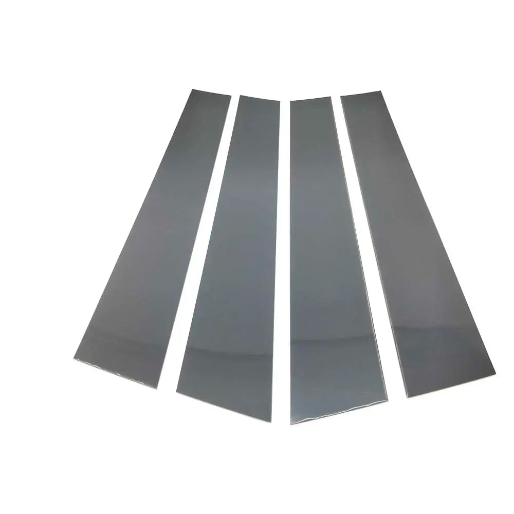 Pillar Posts Door Window Trim Cover Kit Glossy Piano Black for Fiesta