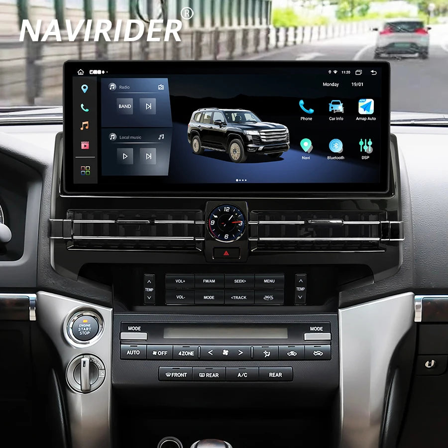 15.6" Car Multimedia Player GPS Radio CarPlay For Toyota Land Cruiser Lc200 2007-2021 Navi | AUTOKITSHOP