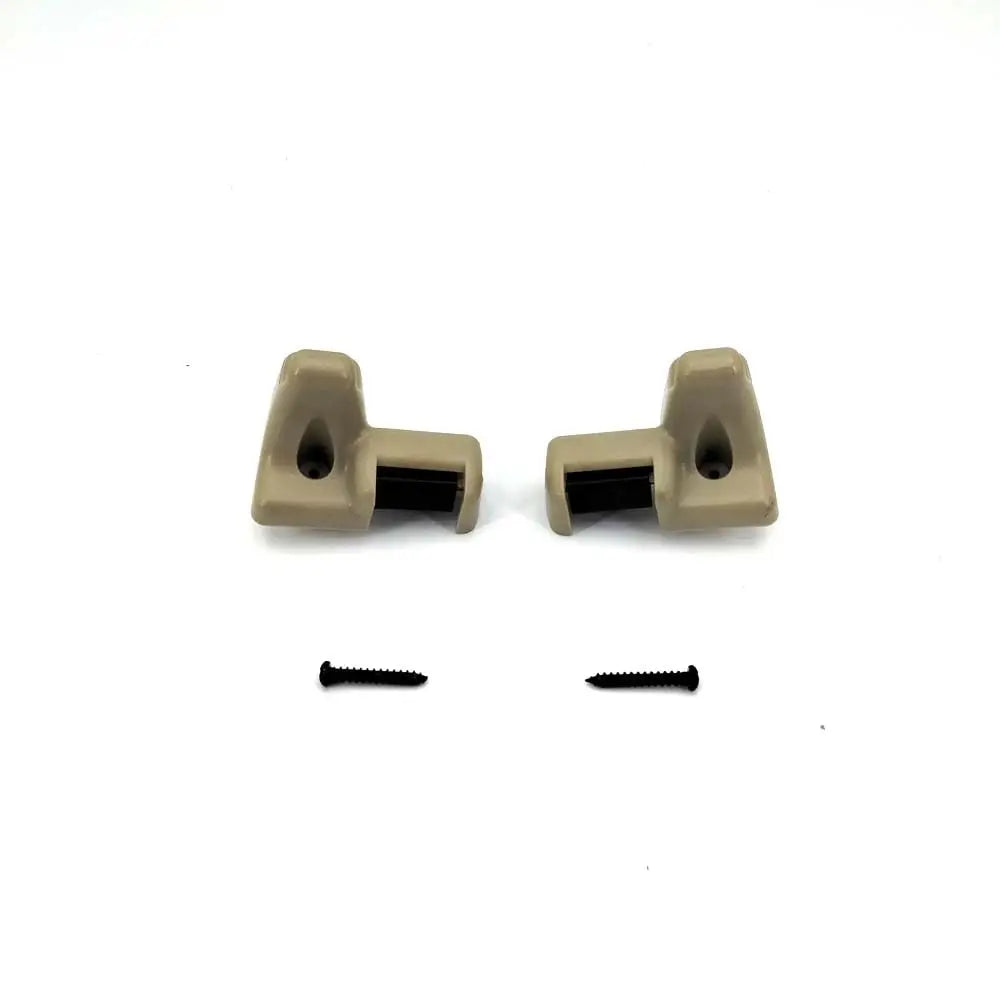 2x Beige Sun Visor Retainer Clip Clips For Land Rover Range Rover L322 2003-2012