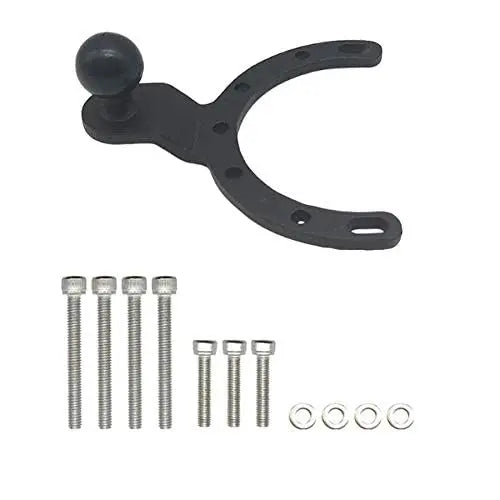 Motorcycle Tank Cap Ball Head GPS Phone MP3 Bracket Come with Bolts and Washers