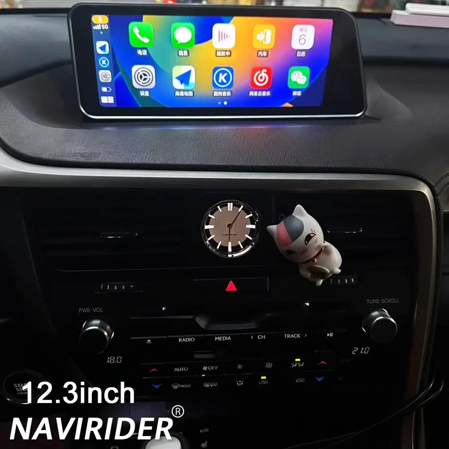 Navi Radio For Lexus Rx450h RX200t RX350 RX300 RX 450H 200t 350 2016-2019 12.3'' Android 1