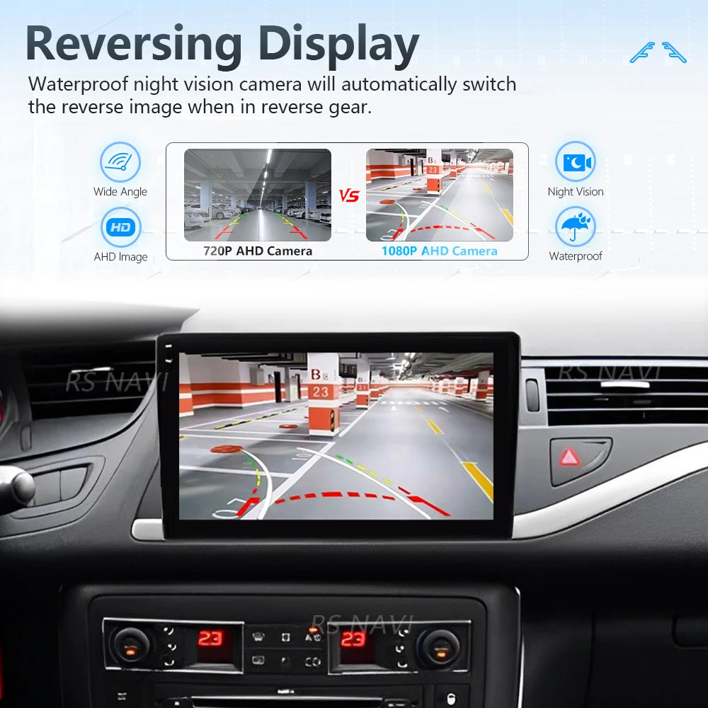 Plug and Play Android 16 For Citroen C5 2008 2009 2010 - 2017 Carplay Car Radio Multimedia