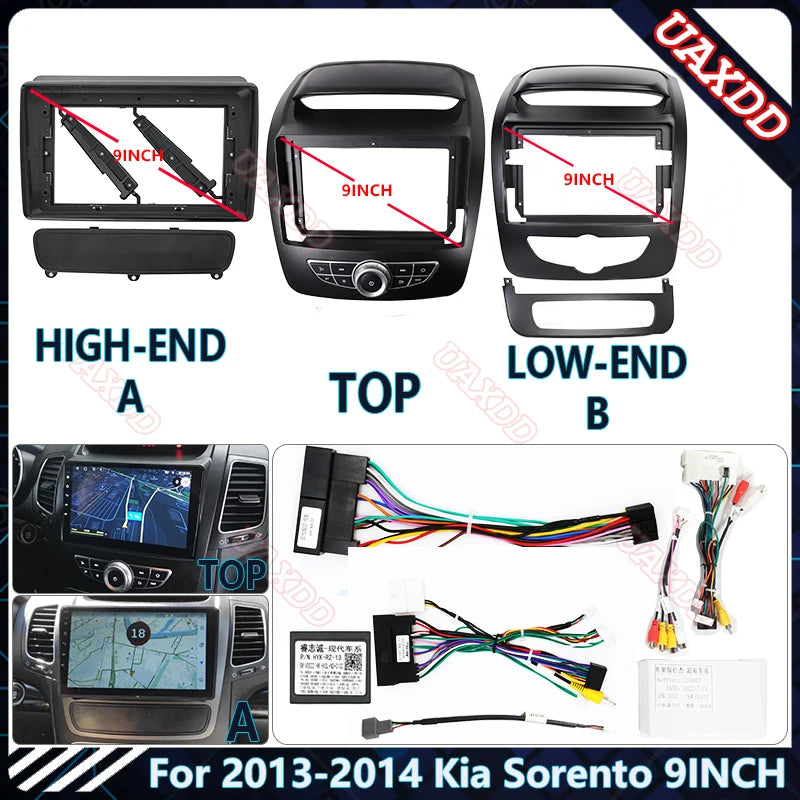 For 2013-2014 KIA SORENTO 9INCH Car Radio Android Stereo Audio Screen Multimedia Video Pla