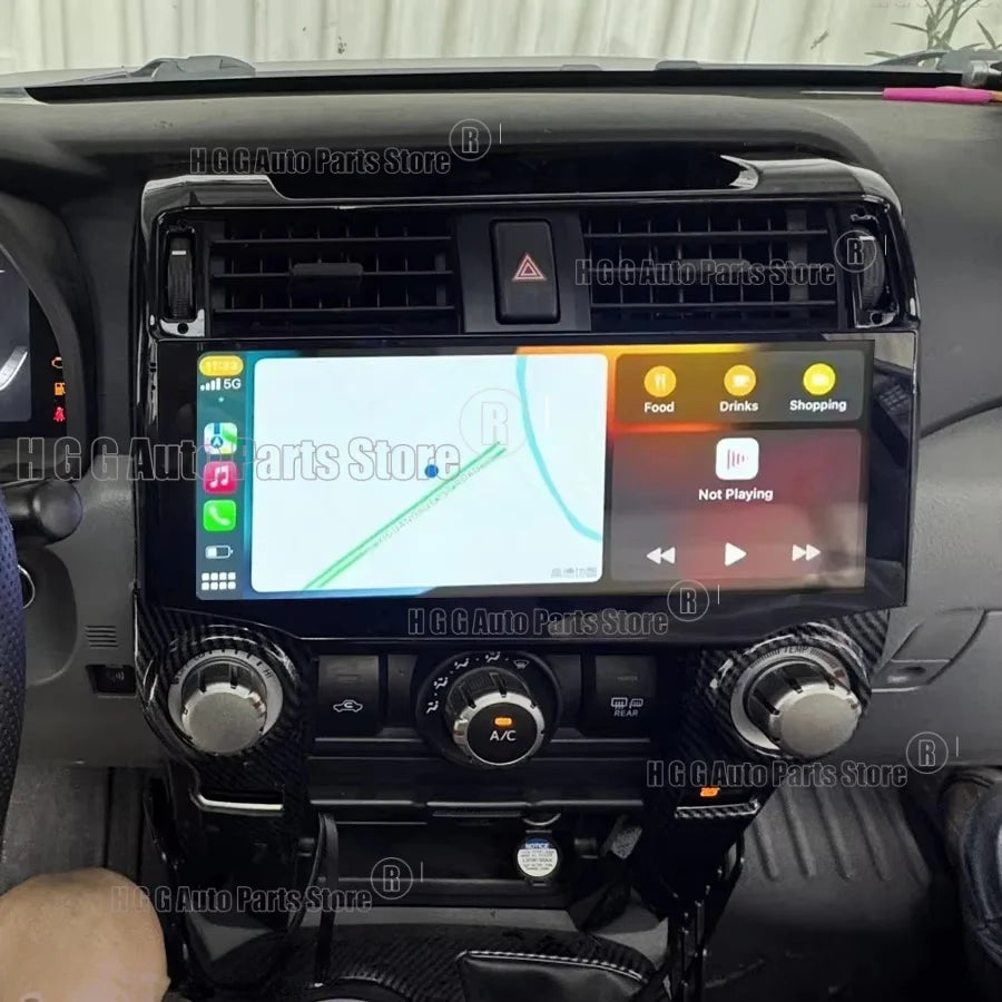 hgg 12.3" Car Radio For Toyota 4Runner 2010 2011 2012 2013-2023 Multimedia Video Player St