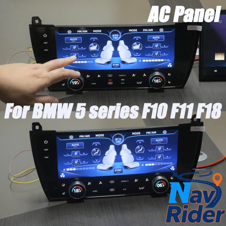 10.25" Air Climate Board AC Panel For BMW 5 Series F10 F11 F18 2010-2017 Condition Control