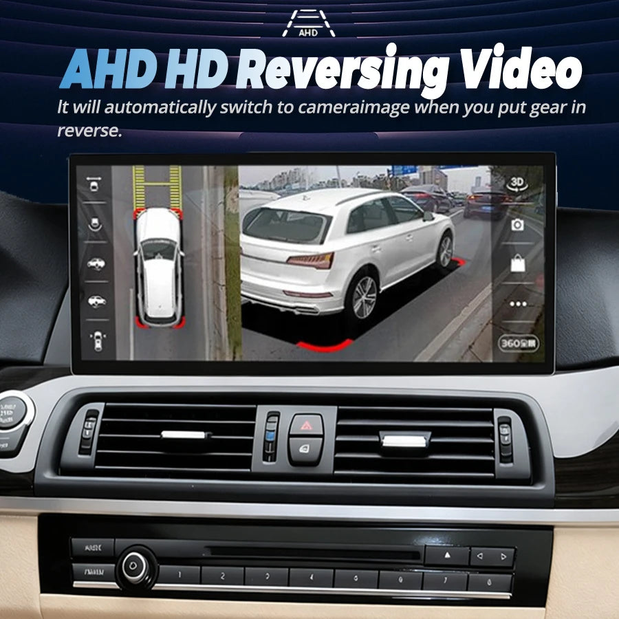 15.8 Inch Android Auto For BMW 5 Series F10 F11 2011-2012 Wireless Carplay Car Stereo GPS