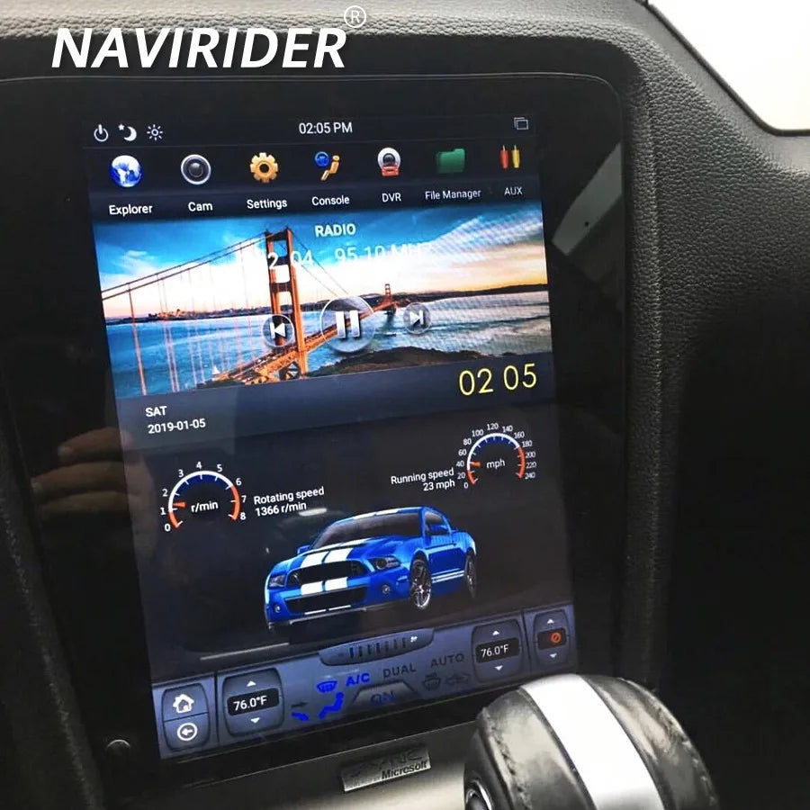 11.8inch Android Car GPS Navigation Style Screen Stereo For Ford Mustang 2014-2020 Radio M | AUTOKITSHOP