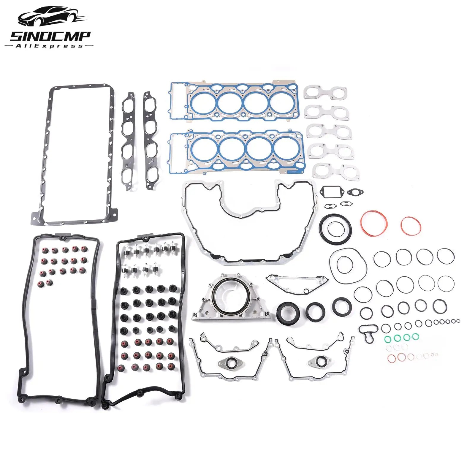 N62 Engine Overhaul Gasket Seal Kit 11127531861 11127531863 11127530256 11147512101 For BM