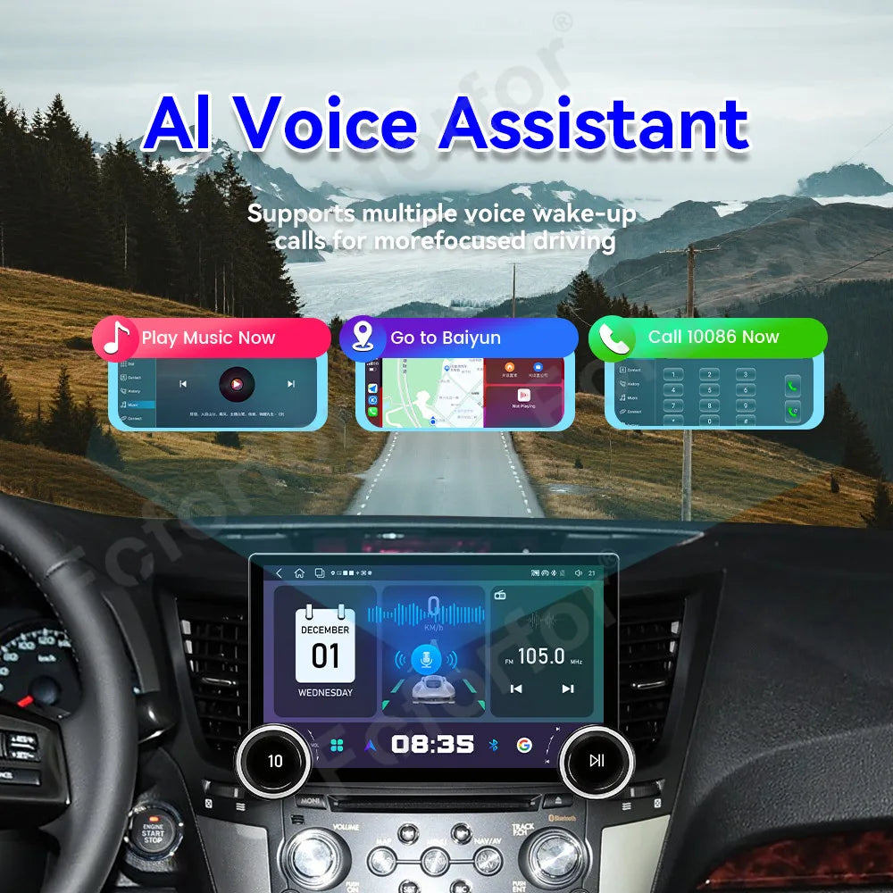 Full HD Display 11.5 Inch Car Radio Android 15 Wireless CarPlay GPS Navigation Car Media F
