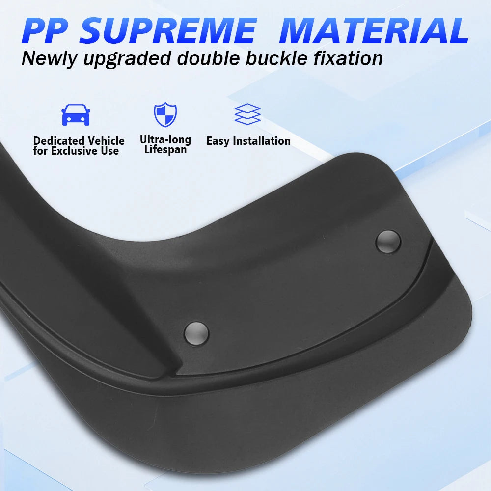 Official Original Mudflaps Soft TPE Material Front Rear Wheel Fenders Splash Guards For Te