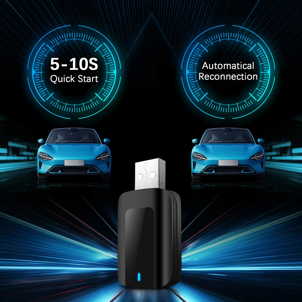 Carplay Android Auto Wireless Adapter for Toyota Mazda Nissan Camry Suzuki Subaru Citroen  | AUTOKITSHOP