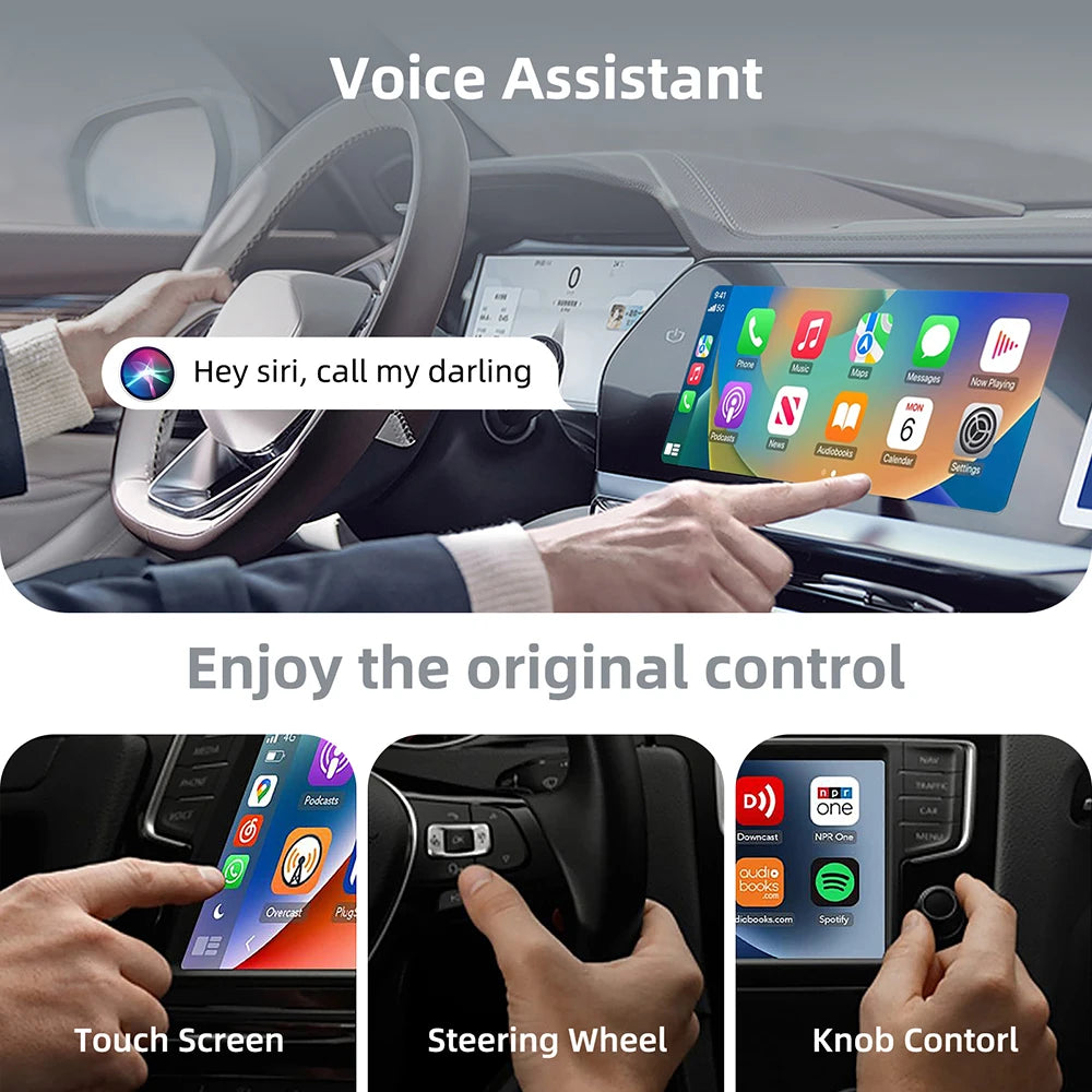 Wireless CarPlay Android Auto Adapter USB Dongle Smart Mini Box Plug And Play Universal Fo | AUTOKITSHOP