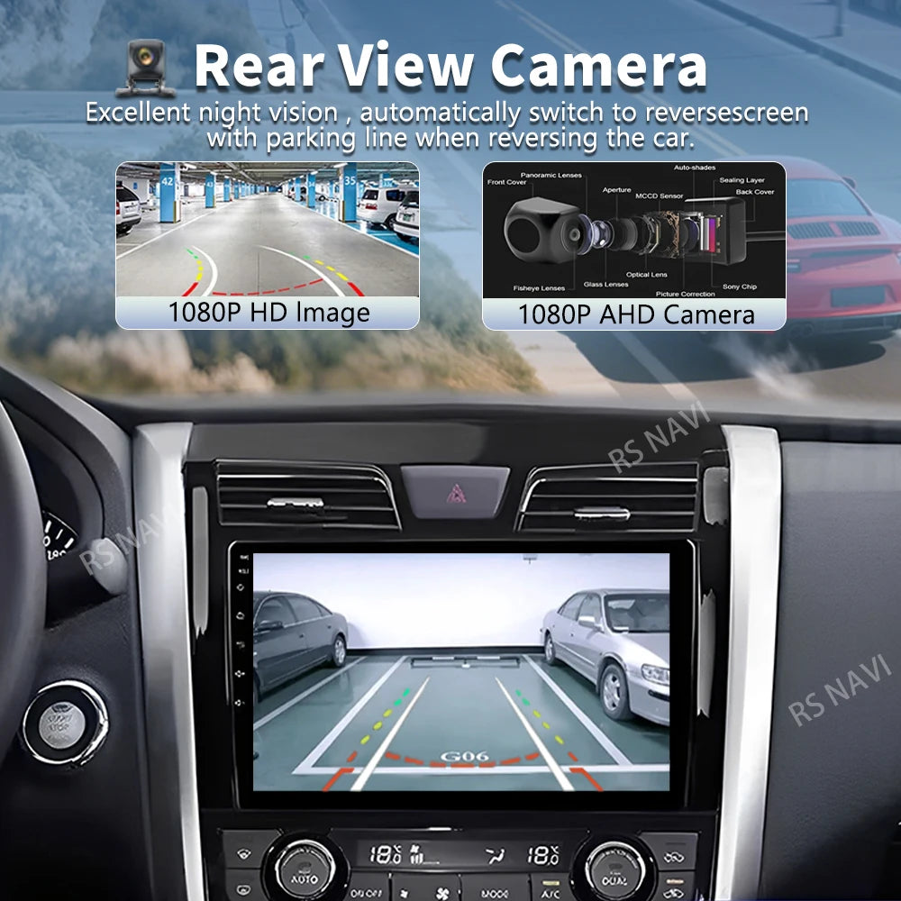 Plug and Play Android 16 Carplay Car Radio For Nissan Teana Altima 2013 2014 2015 GPS Mult