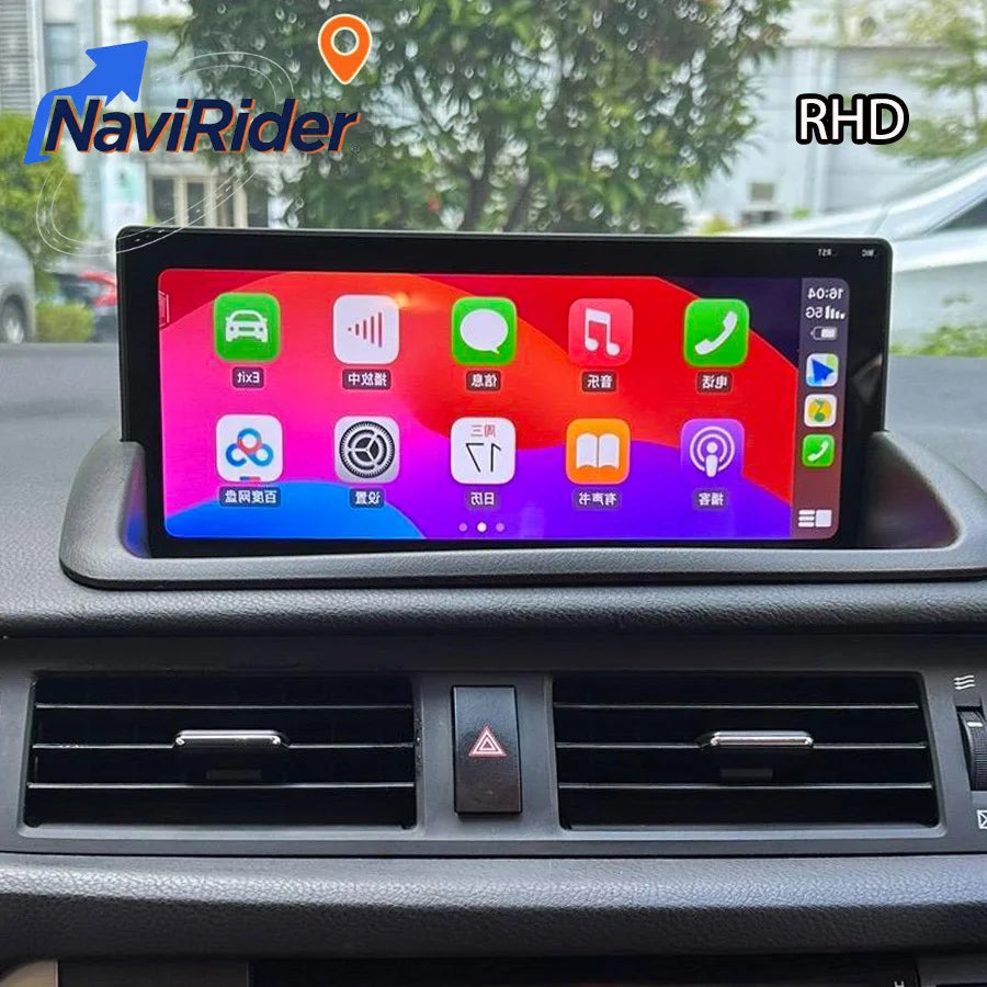 10.25inch RHD Android 15 Car Multimedia Video Player For Lexus CT200h CT200 2011-2019 GPS