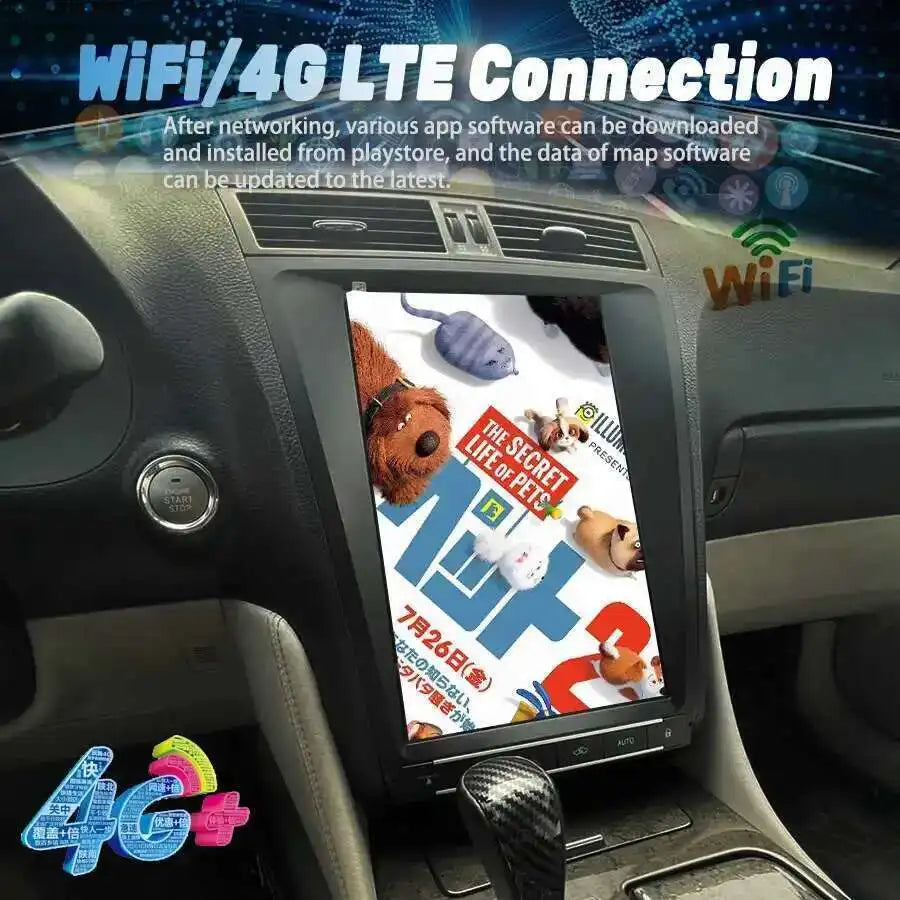12.8" Screen Car Radio Android 15 For LEXUS GS300 2009 GS350 2010 GS450h 2006 GPS Multimed | AUTOKITSHOP