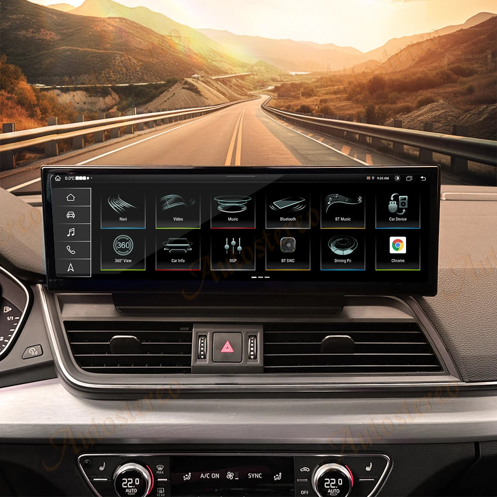 14.9 Inch Android 14 Carplay For Audi Q5 B9 2016-2021 Car Multimedia Player GPS Navigation