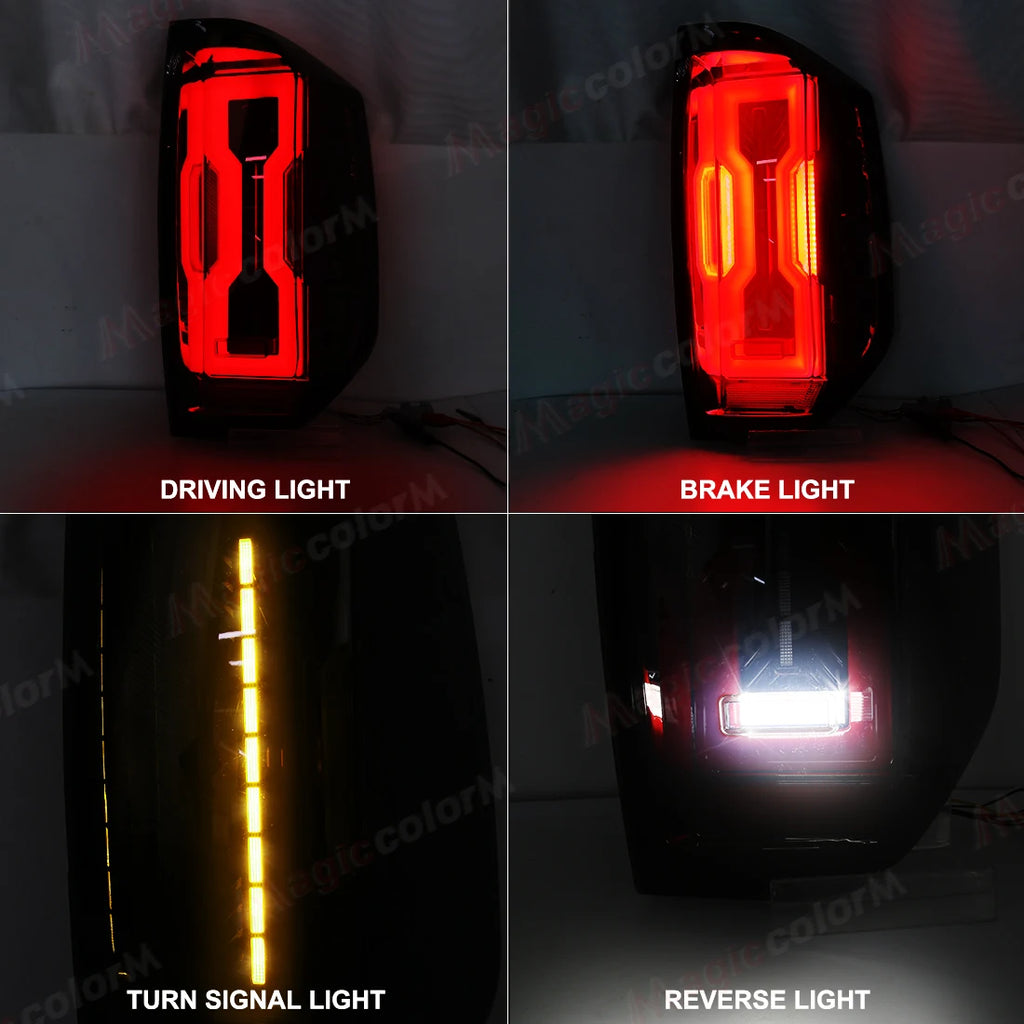 LED Tail Lamps For Toyota Tundra 2014 2015 2016 2017 2018 2019 2020 2021 Rear Turn Signal  | AUTOKITSHOP