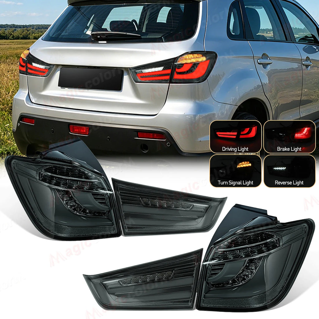 LED Rear Tail Lamps For Mitsubishi ASX Outlander Sport 2011 2012 2013 - 2016 2017 2018 Run | AUTOKITSHOP