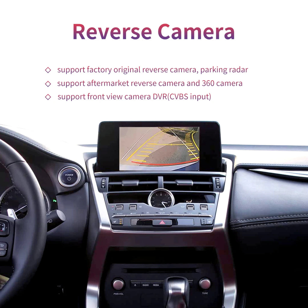 Wireless CarPlay Android Auto for Lexus NX-300 RX IS ES GS RC CT LS LX-570 2014-2019 with