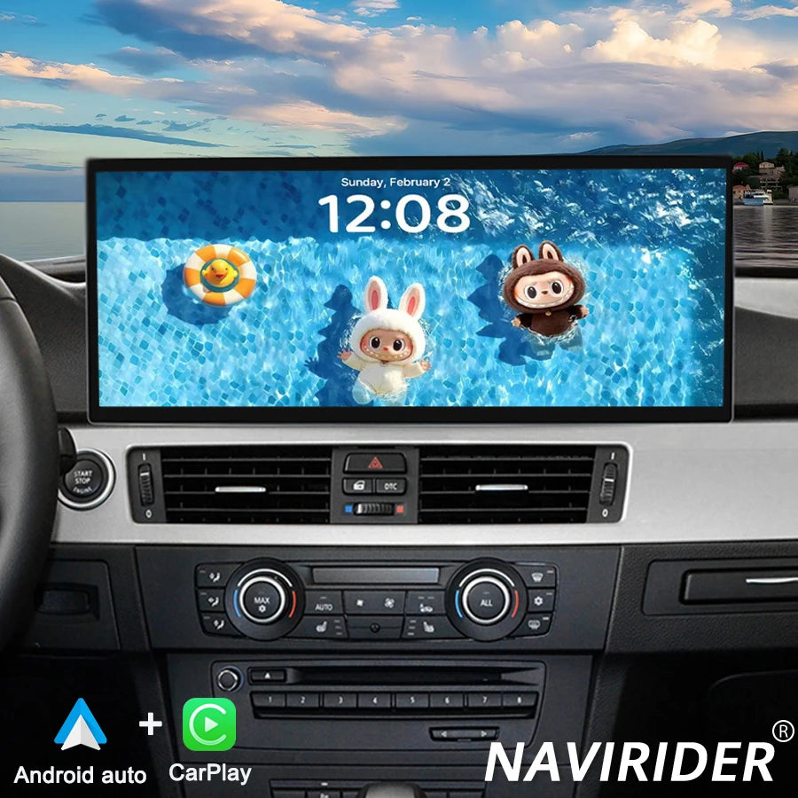 Android 15 Car Radio GPS Screen For BMW 1 3 5 7 Series X1 X3 X5 Z4 15.8Inch Auto Wireless