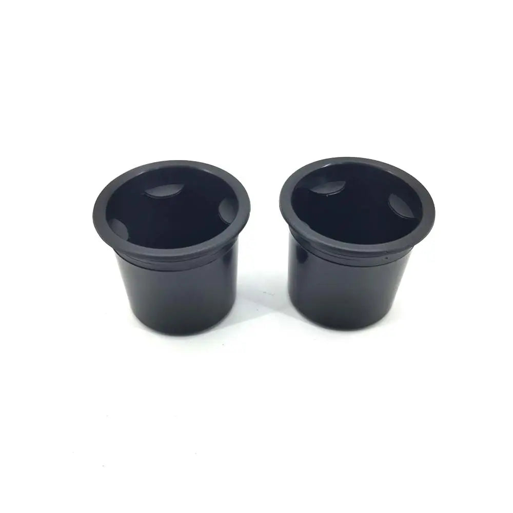 Black Plastic Cup Holder For Marine Boat RV Camper Car Truck Yacht Inserts