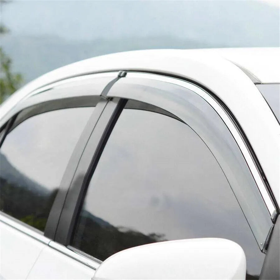 12pcs/lot Universal In Channel Wind / Rain Deflectors Fitting Clips Replacements Rain Eyeb