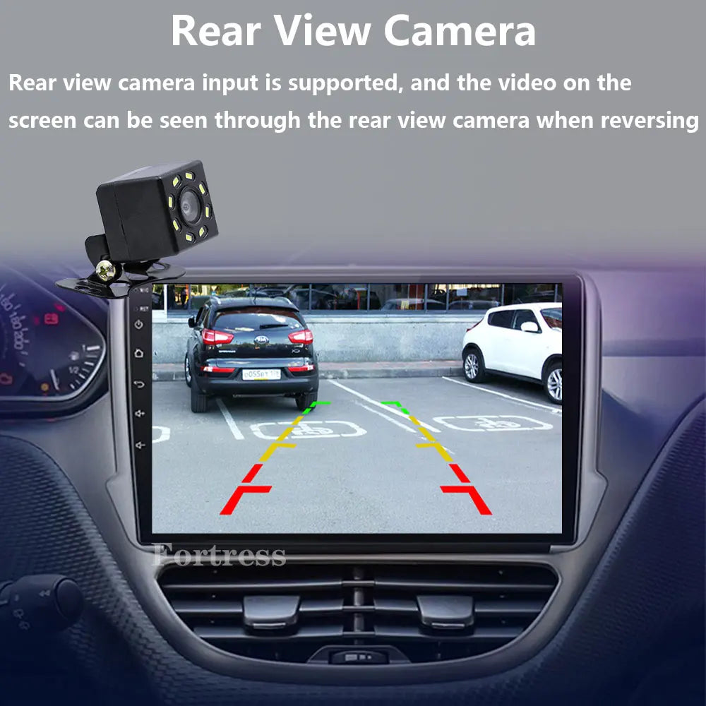 Android 16 Carplay For Peugeot 2008 208 Series 2012-2018 Car Multimedia Navigation GPS Rad