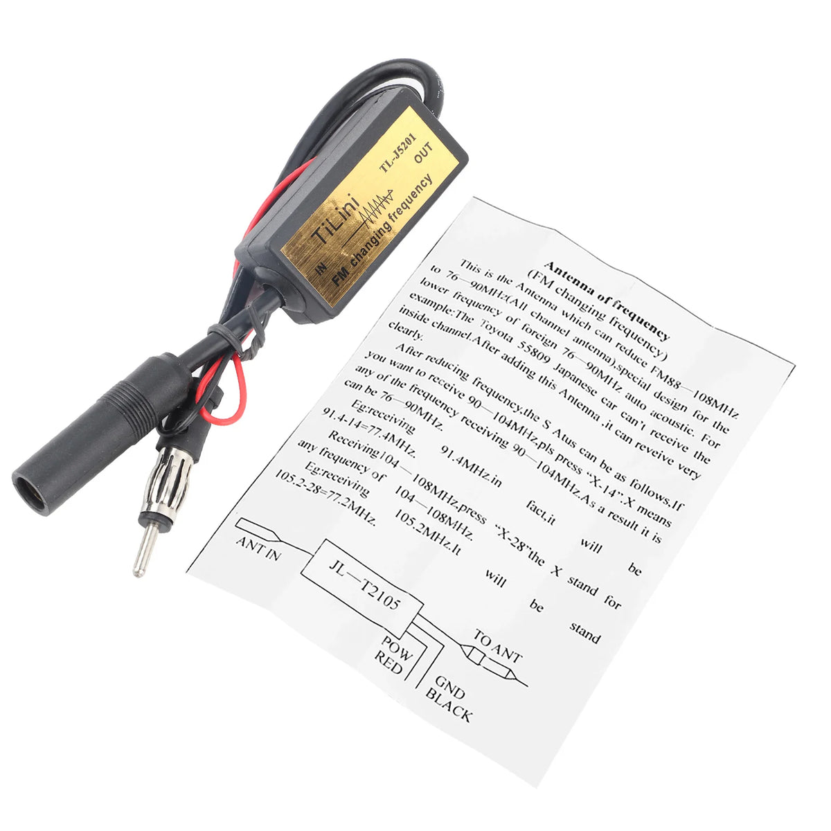 Car Frequency Antenna Radio FM Band Expander For Japanese Autos - Automotive LED Light