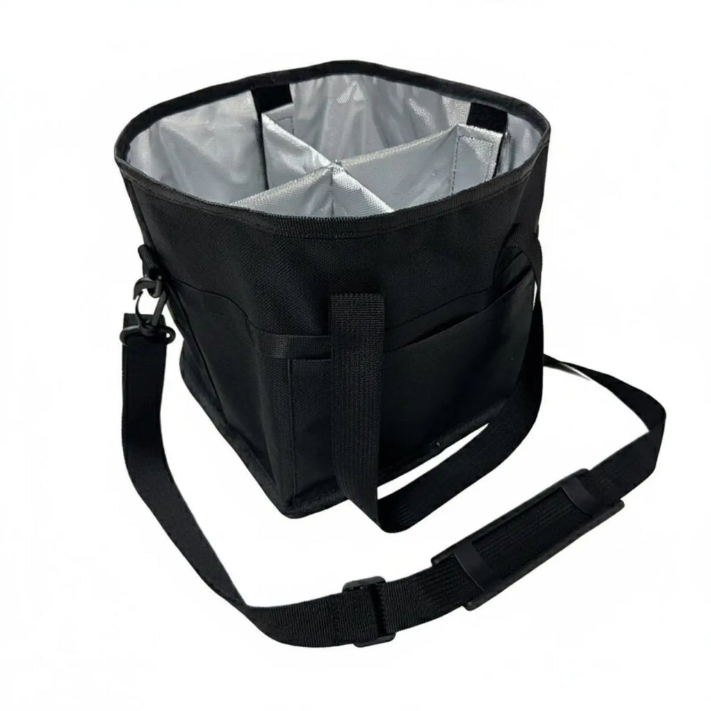 Versatile Car Drink Carrier Storage Handbag with Multiple Compartments for Family and Group Trav - Automotive LED Light