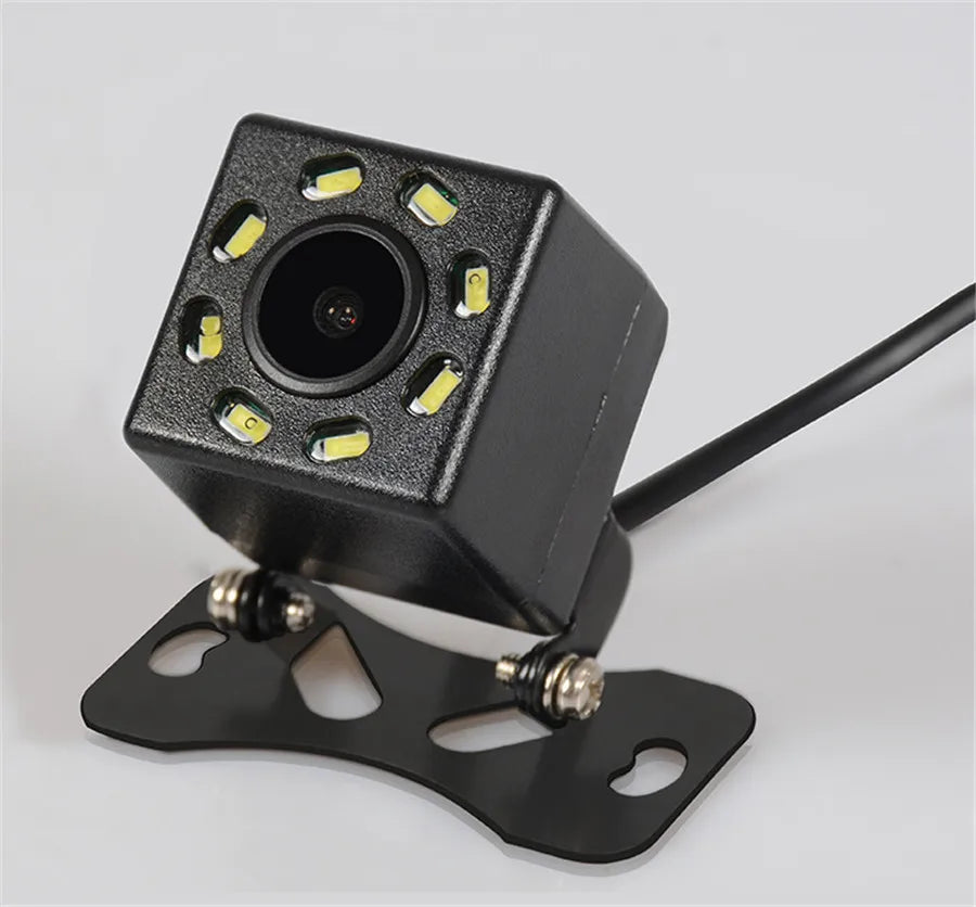 8LED Car Rearview Camera CCD Camera Intelligent Dynamic Trajectory Night Vision Reverse Pa