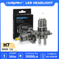 XSTORM H7 Led Headlights Canbus Bulb 300W 30000LM Headlamp Bulbs for Car 360 AutoLight Ass