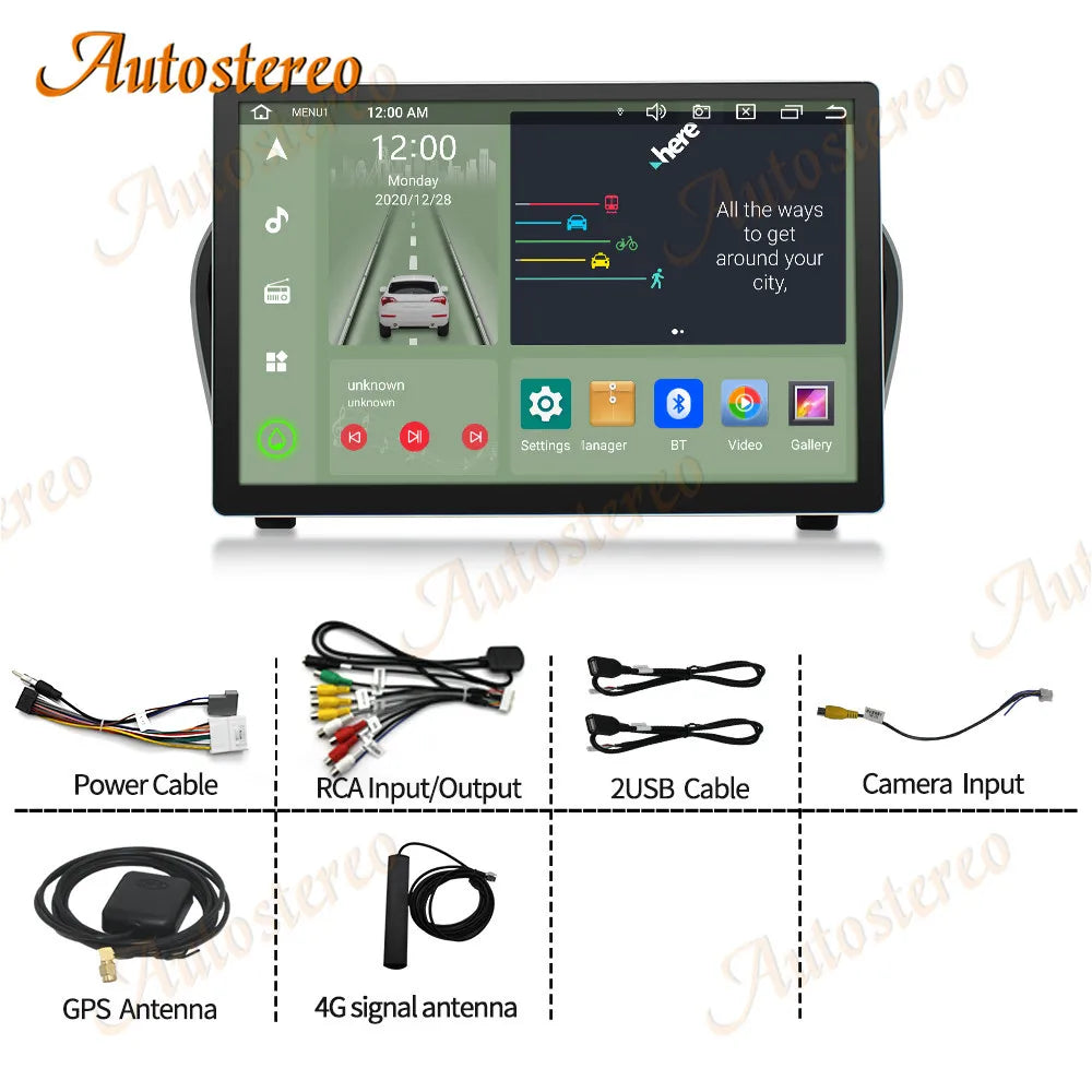 13.3 Carplay Android 14 Car GPS Navigation For Nissan Juke/Infiniti ESQ 2010-2020 Head Uni