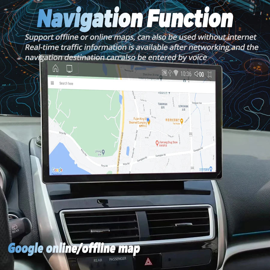 13.3inch For Mitsubishi Eclipse Cross 2018-2021 Android 14 Car Radio Navi GPS Multimedia P