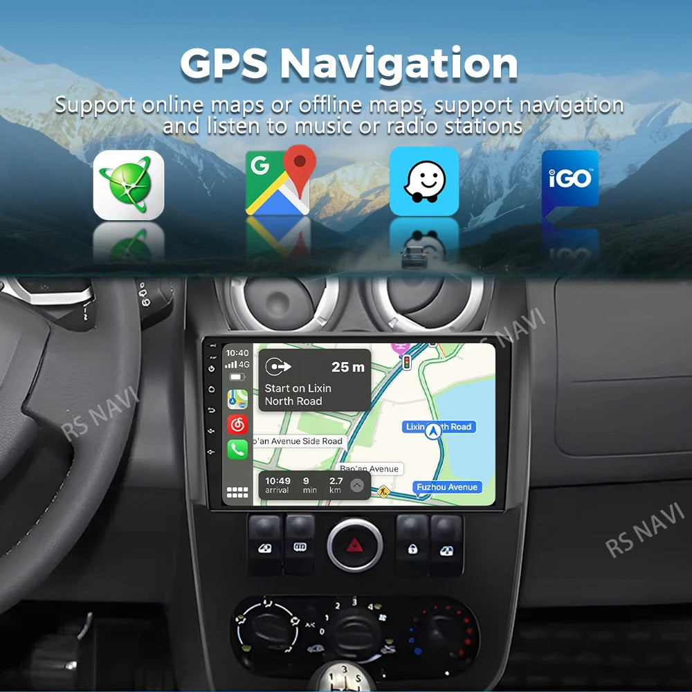 Android 16 For LADA Largus 2012 - 2021 2K QLED Android Car Radio Multimedia Video Player G