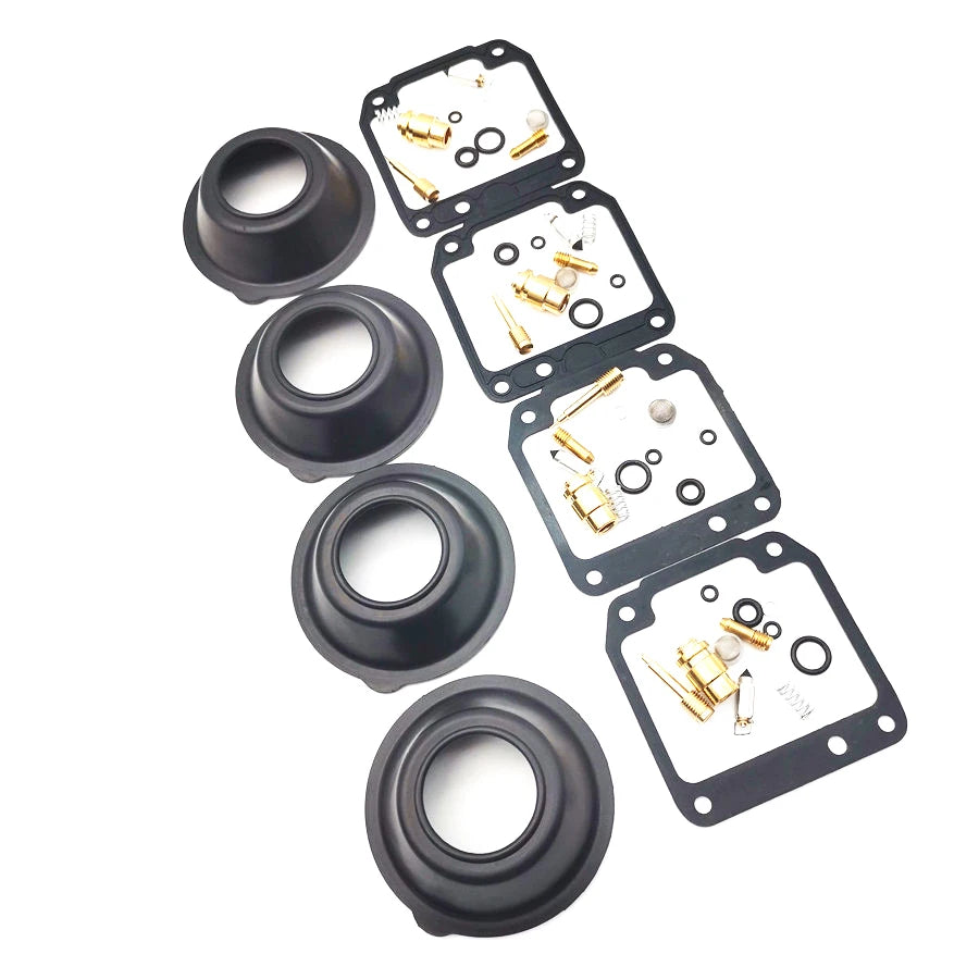 4sets/lot Carburetor Rebuild kit with diaphragm Vacuum for YAMAHA XJ550 1981-1983