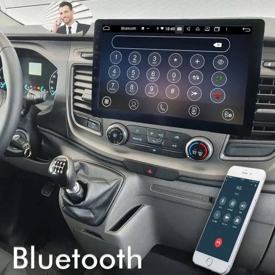 For Ford Transit Custom Van Bj 2018 2020 2021 Android 14 Multimedia Video Car Radio Player | AUTOKITSHOP
